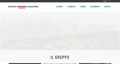 Desktop Screenshot of gruppoconcorde.it